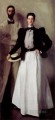 アイザック・ニュートン夫妻・フェルプス・ストークスの肖像画 ジョン・シンガー・サージェント
